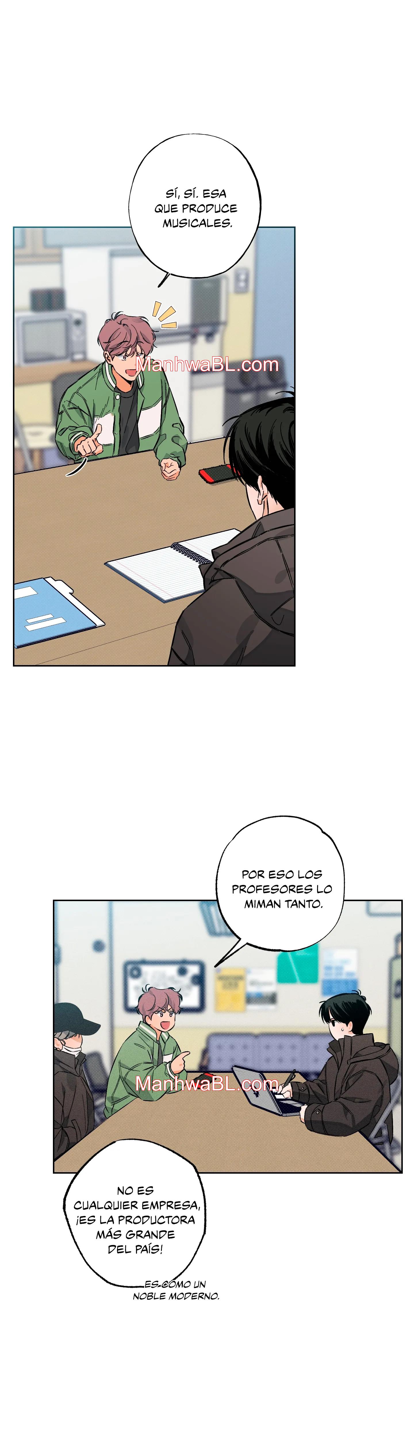 Detras del escenario - Capítulo 5 manhwa