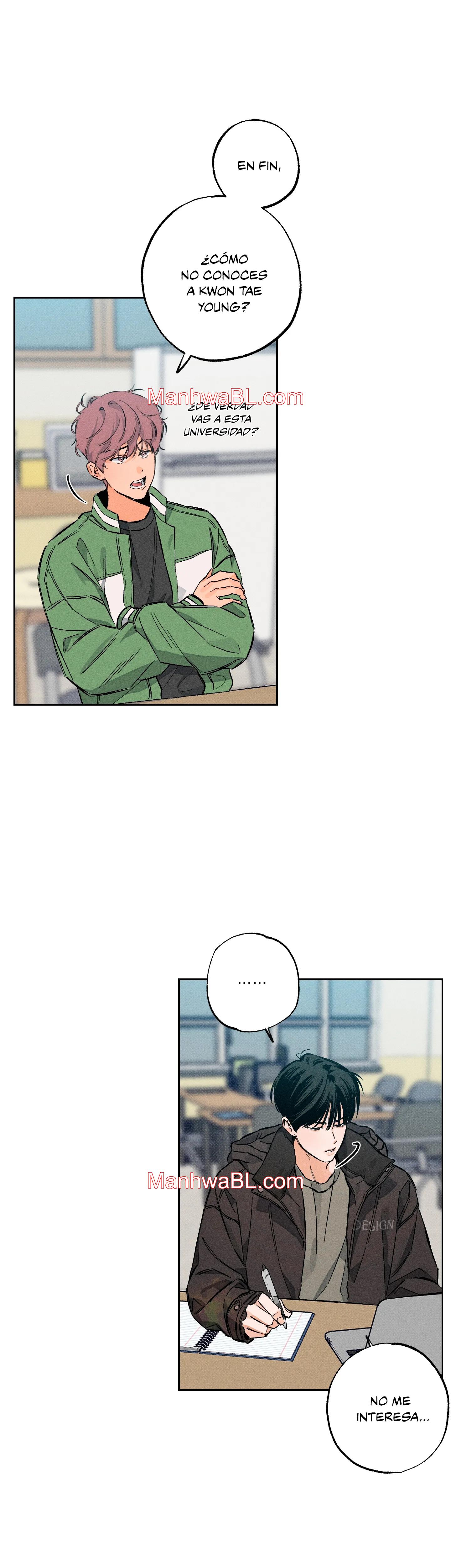 Detras del escenario - Capítulo 5 manhwa