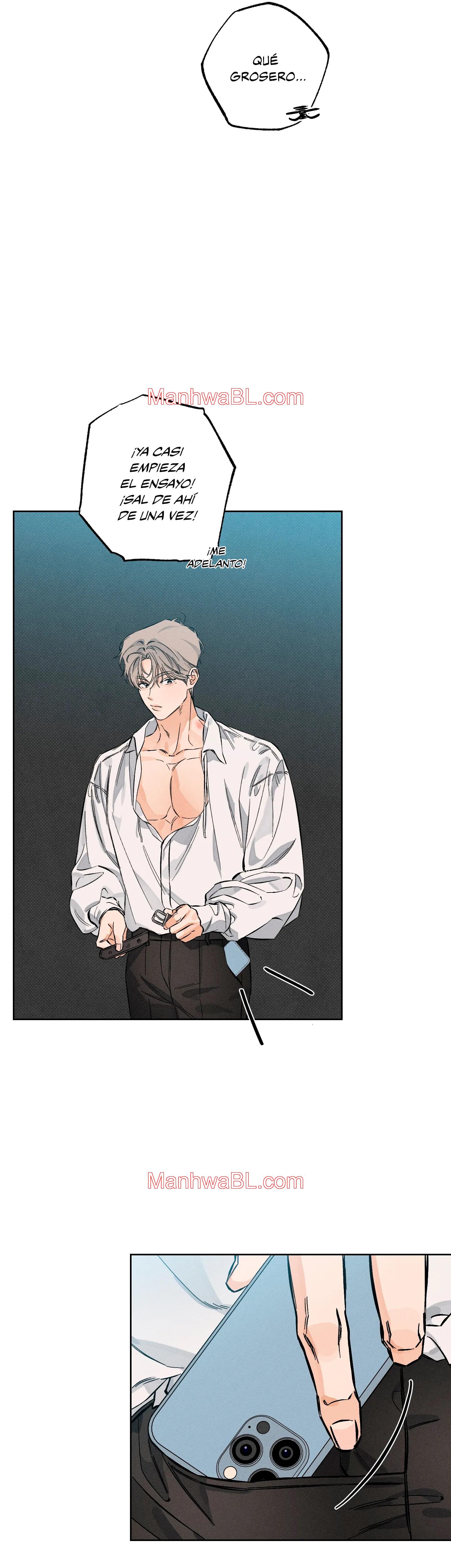 Detras del escenario - Capítulo 5 manhwa