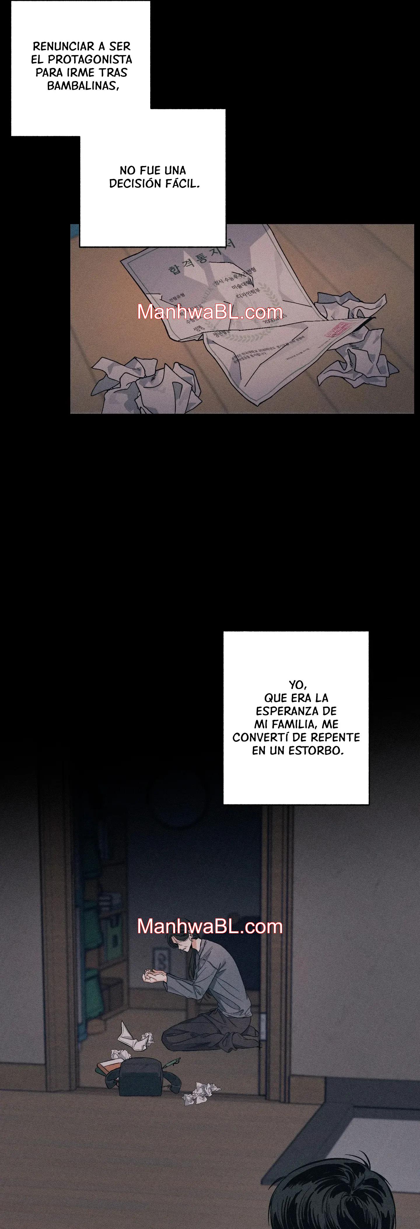 Detras del escenario - Capítulo 2 manhwa