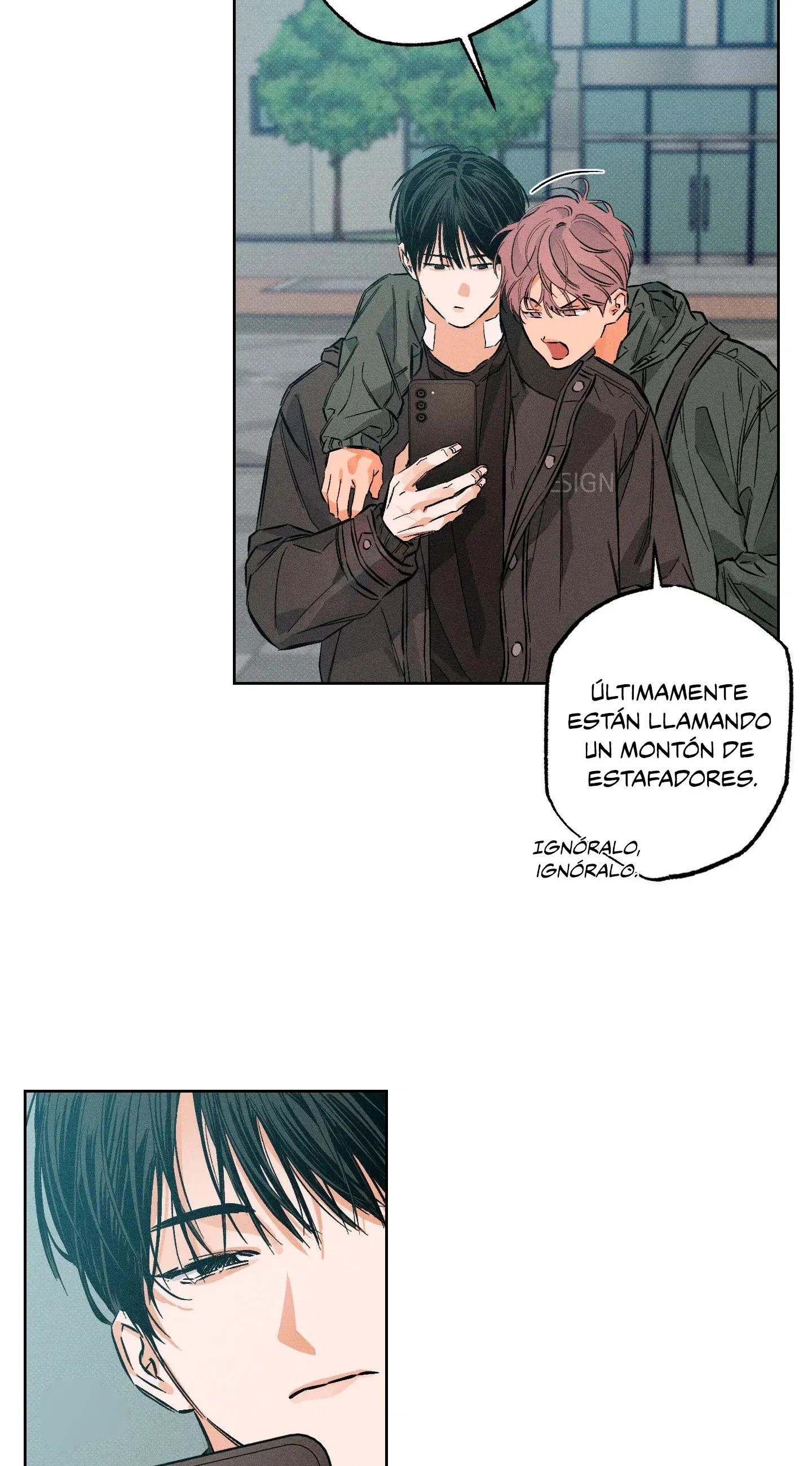 Detras del escenario - Capítulo 13 manhwa