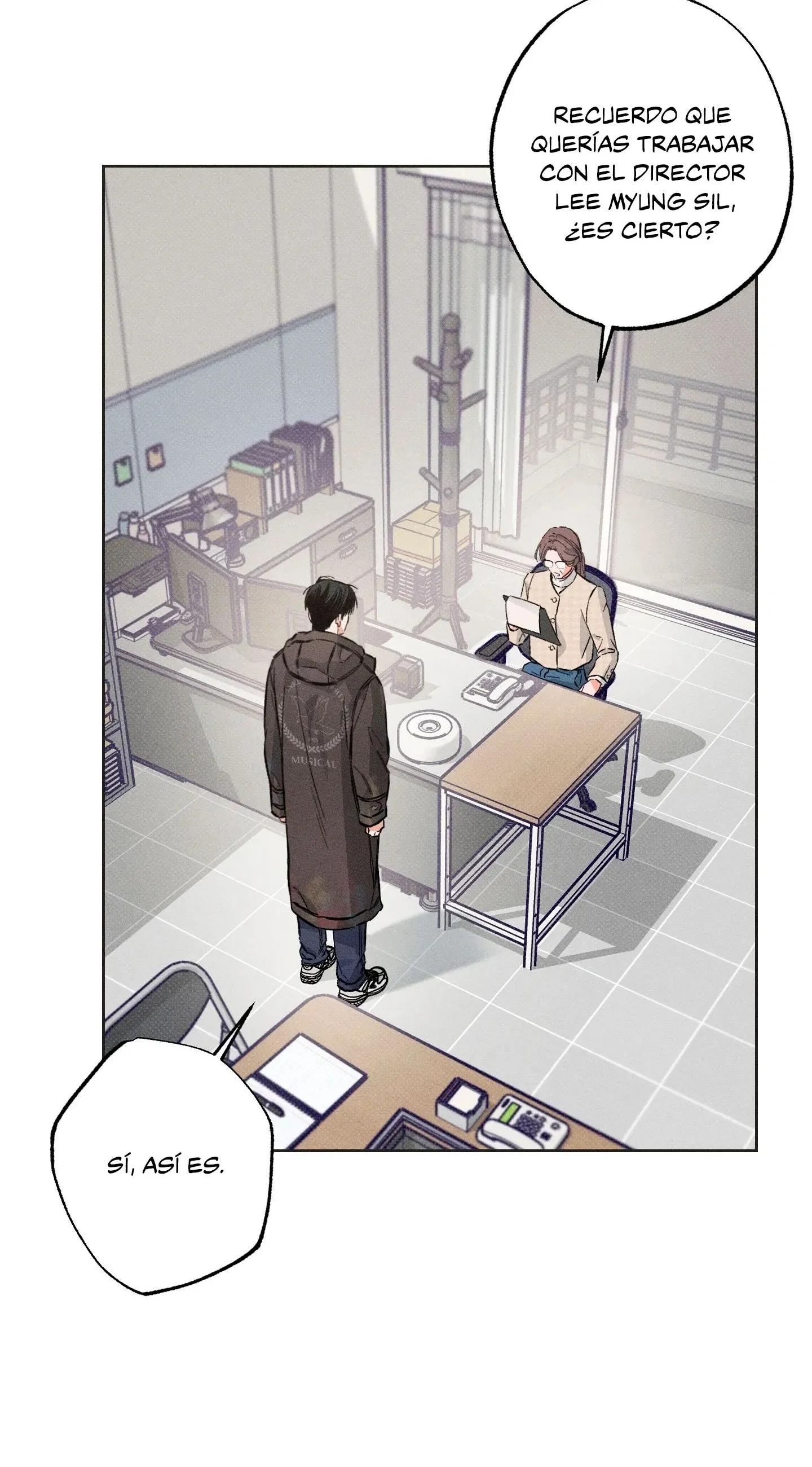 Detras del escenario - Capítulo 13 manhwa