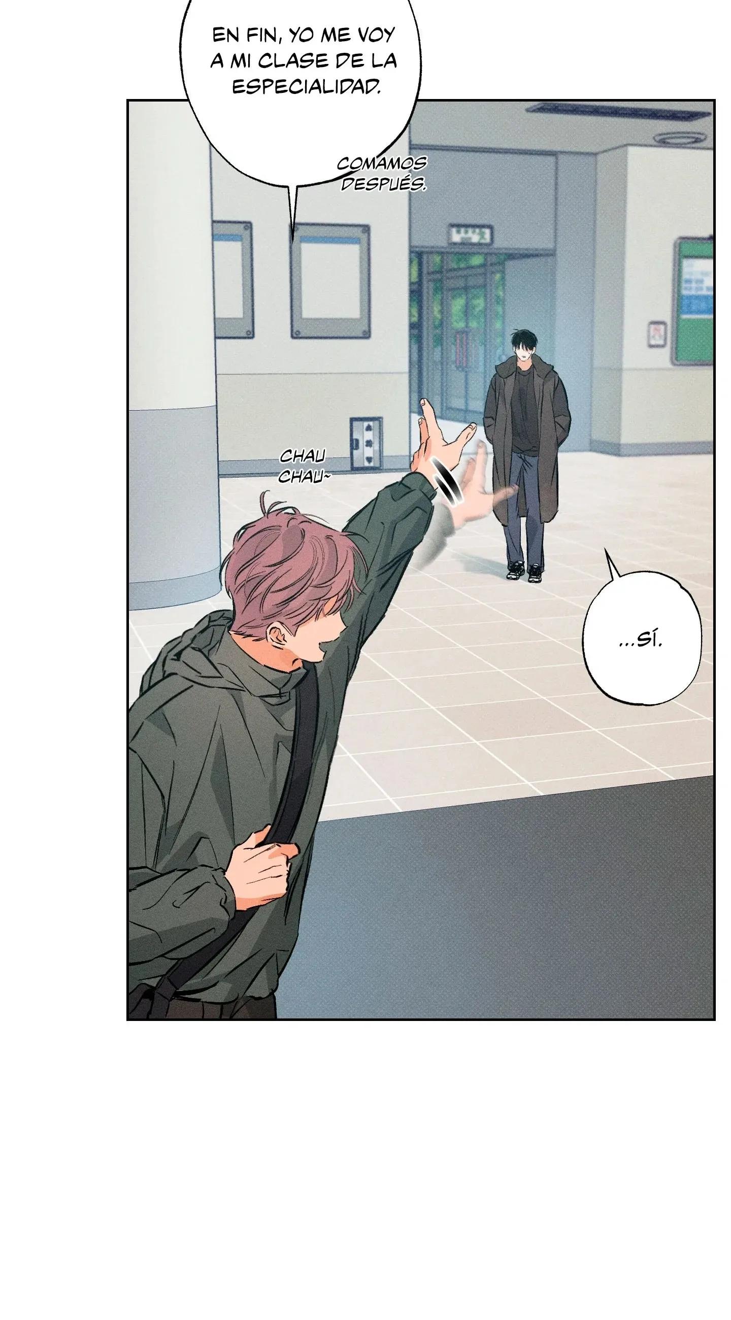 Detras del escenario - Capítulo 13 manhwa