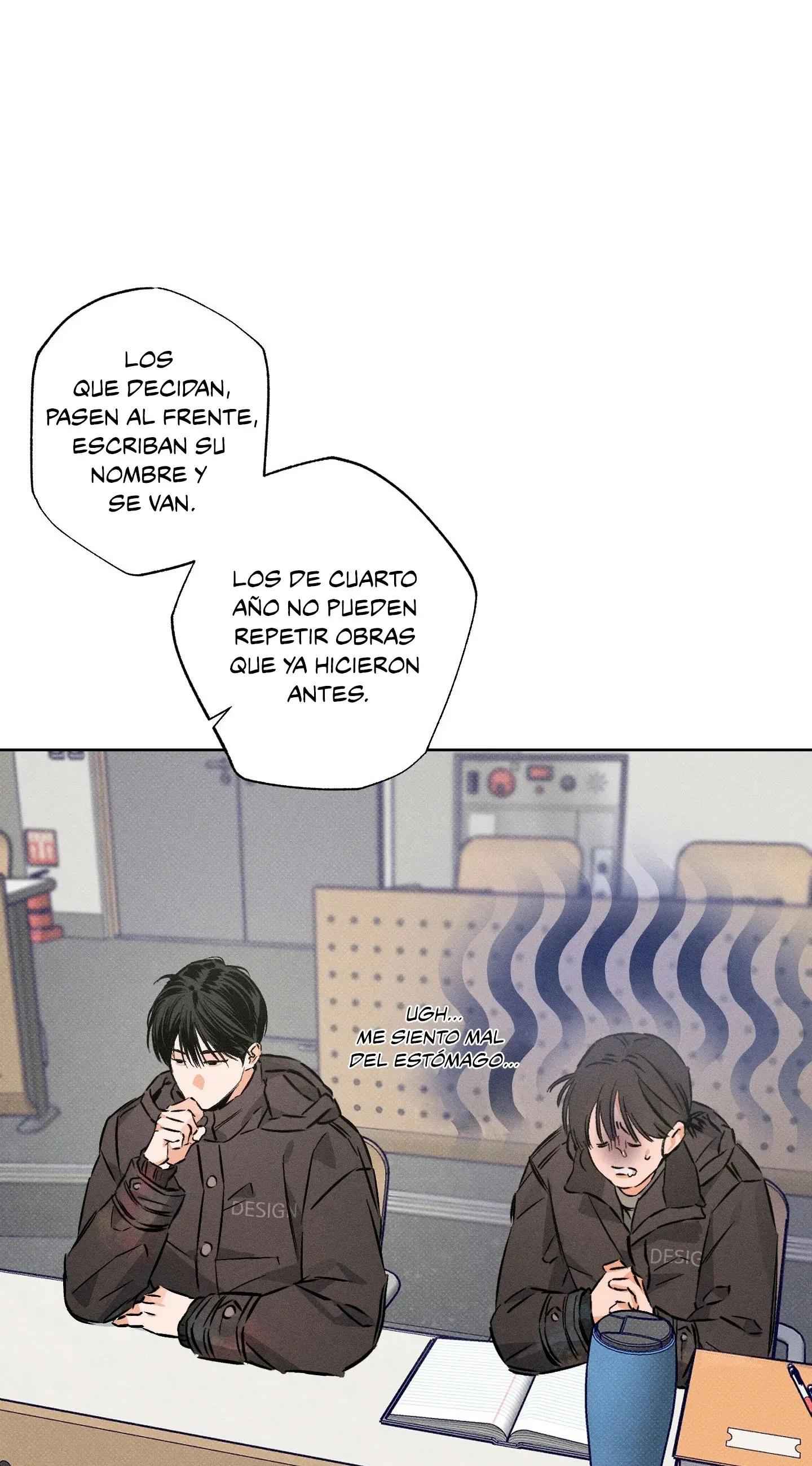 Detras del escenario - Capítulo 13 manhwa