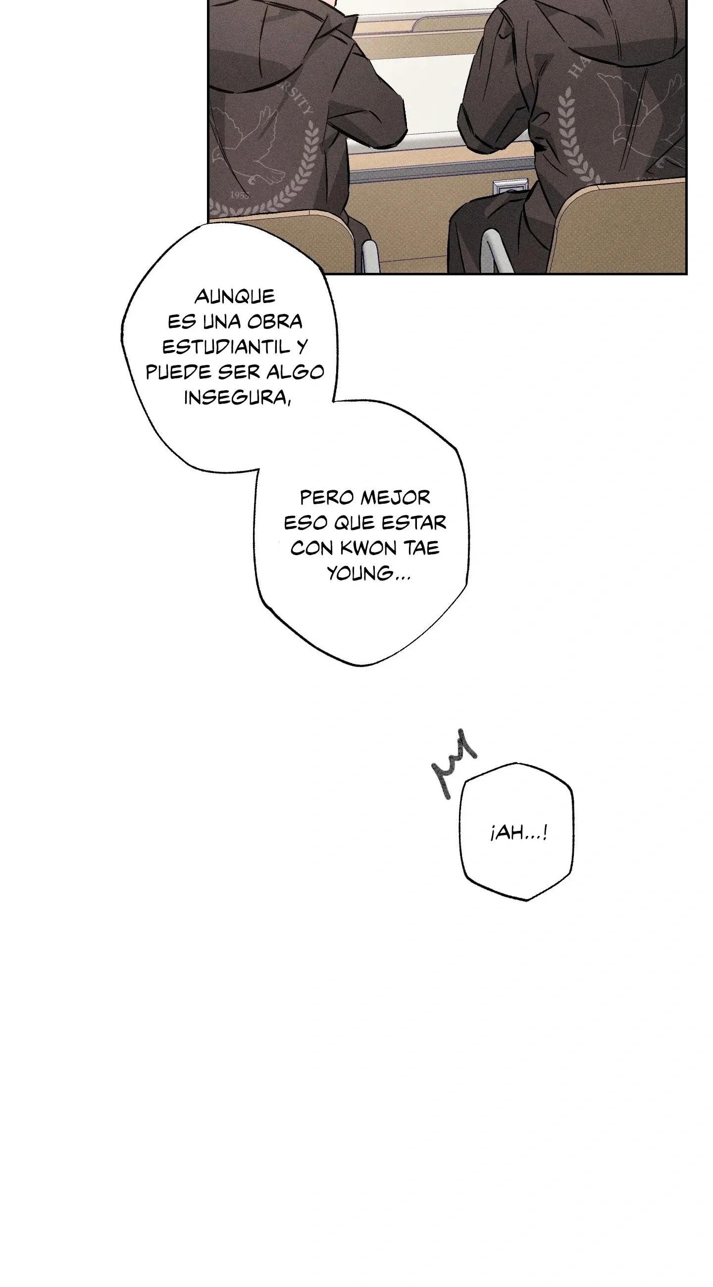 Detras del escenario - Capítulo 13 manhwa
