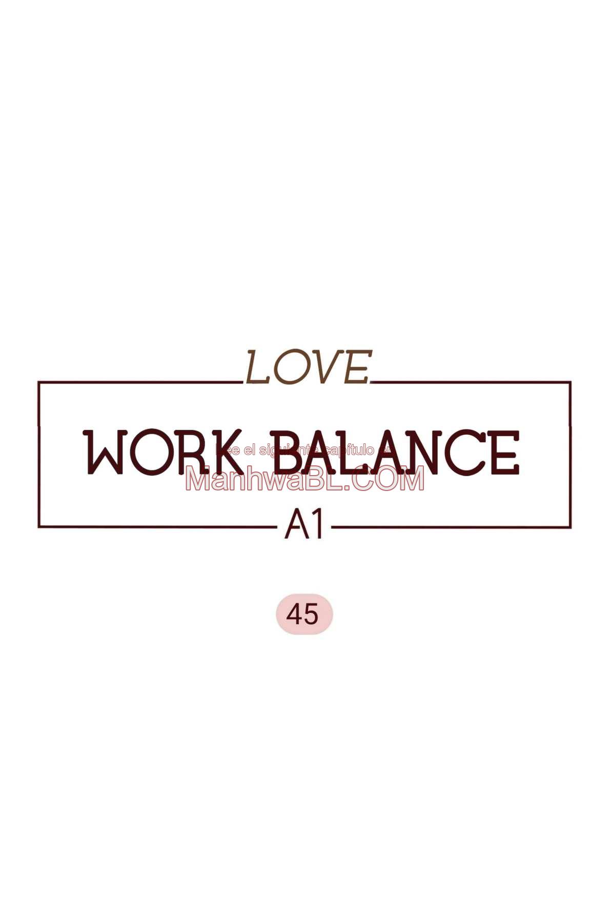 Work Love Balance - Capítulo 45 manhwa
