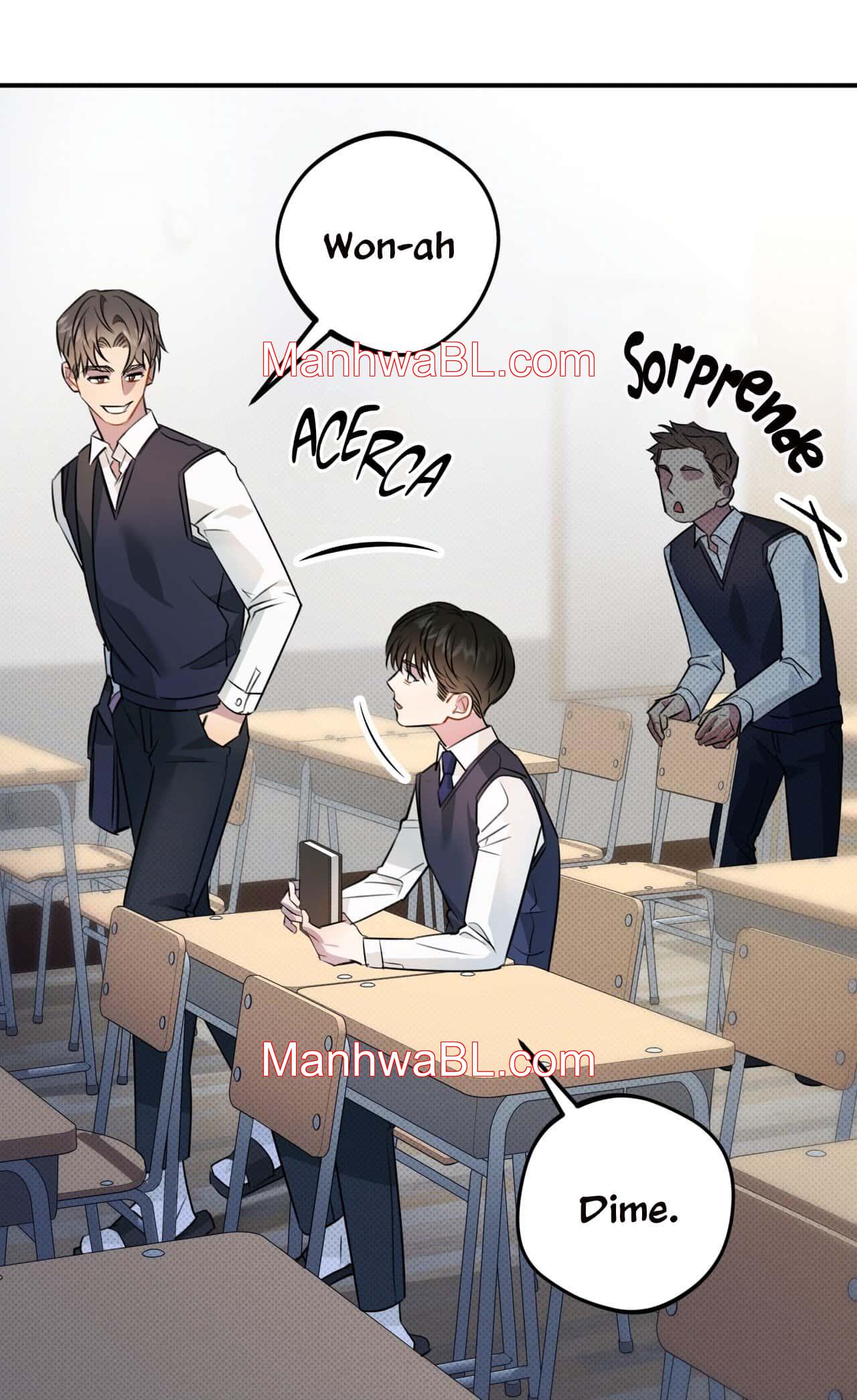 Eres diferente conmigo - Capítulo 5 manhwa