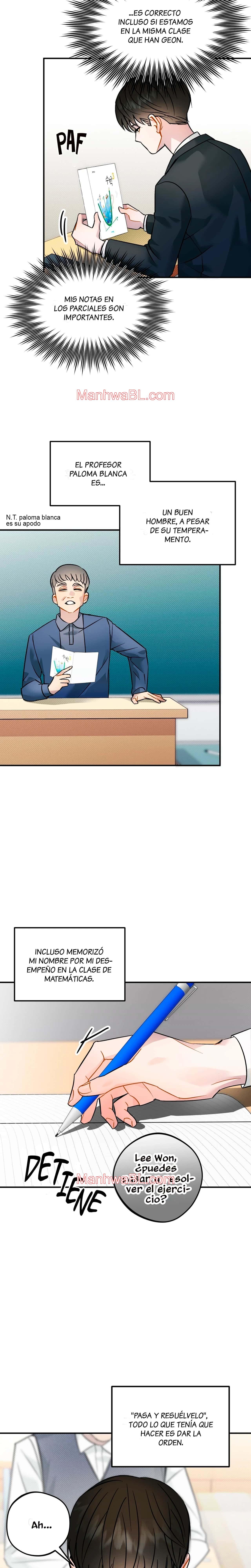 Eres diferente conmigo - Capítulo 2.2 manhwa