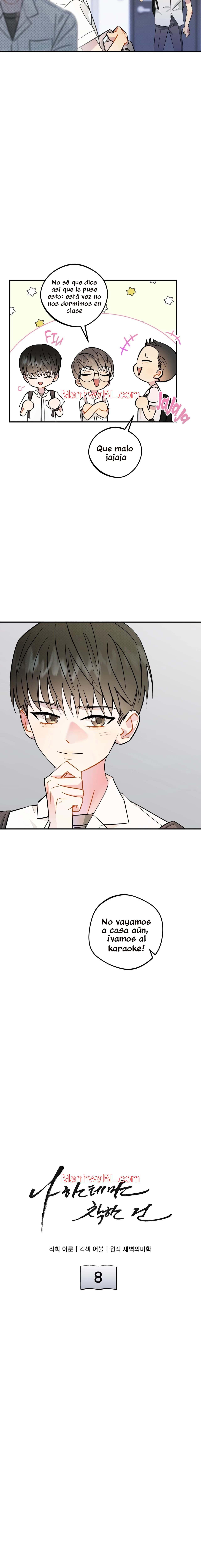 Eres diferente conmigo - Capítulo 8.3 manhwa