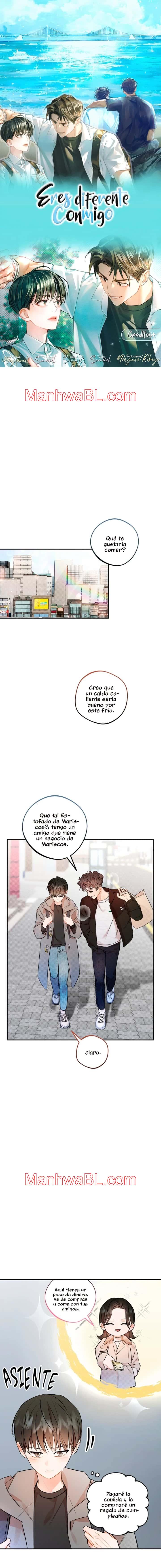 Eres diferente conmigo - Capítulo 12.2 manhwa