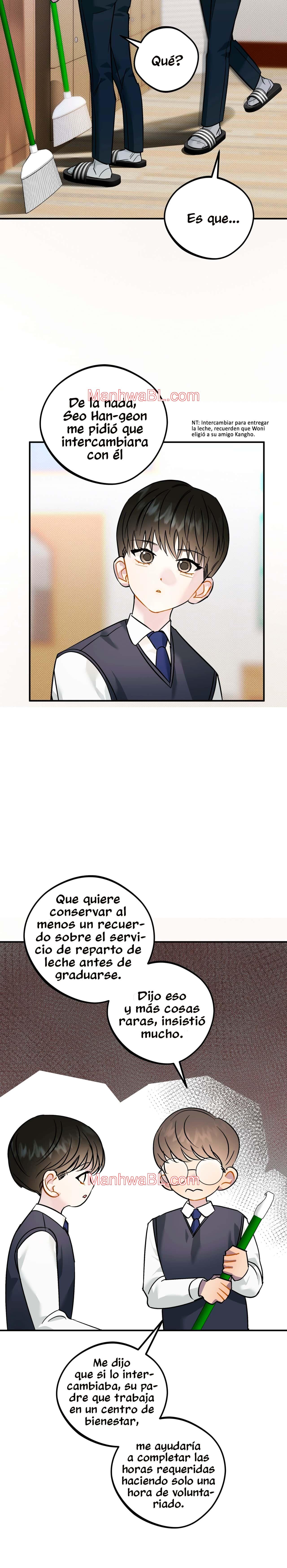 Eres diferente conmigo - Capítulo 3.2 manhwa