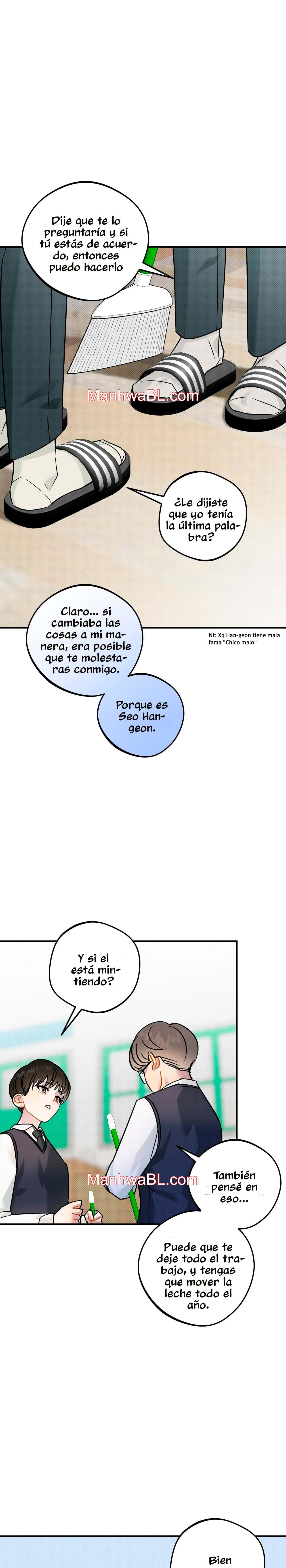 Eres diferente conmigo - Capítulo 3.2 manhwa