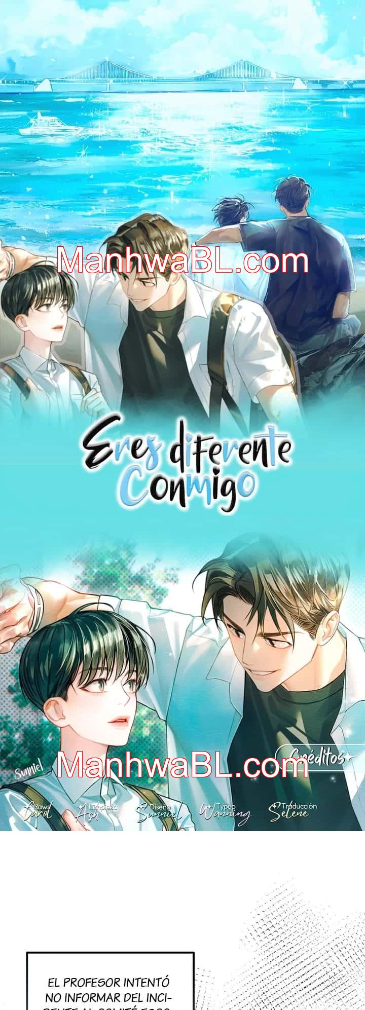 Eres diferente conmigo - Capítulo 9 manhwa