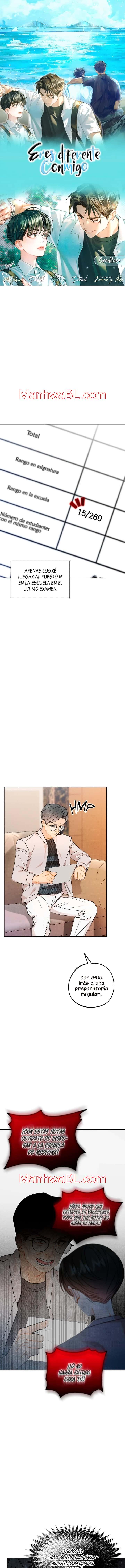 Eres diferente conmigo - Capítulo 11.2 manhwa