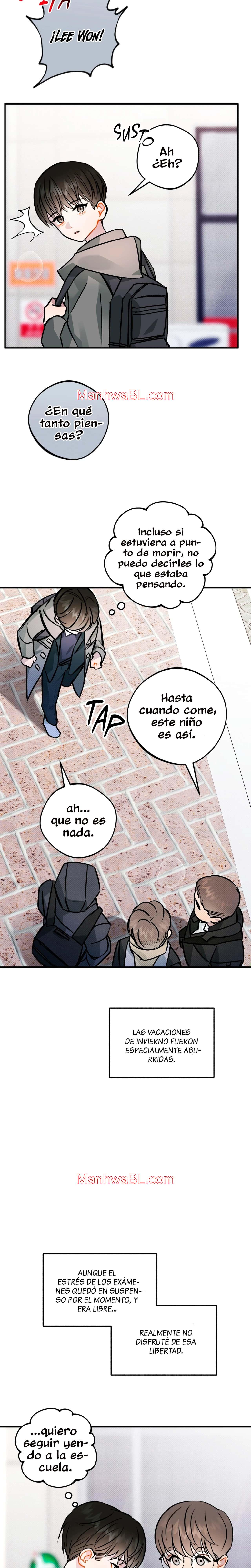 Eres diferente conmigo - Capítulo 2.3 manhwa