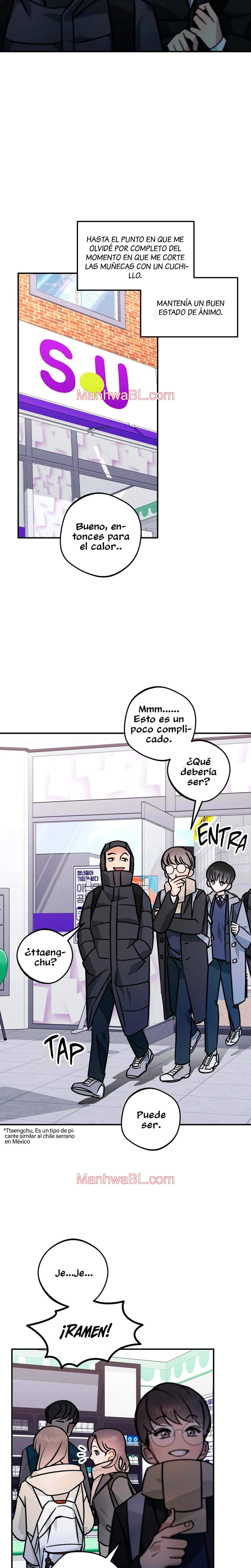 Eres diferente conmigo - Capítulo 2.3 manhwa
