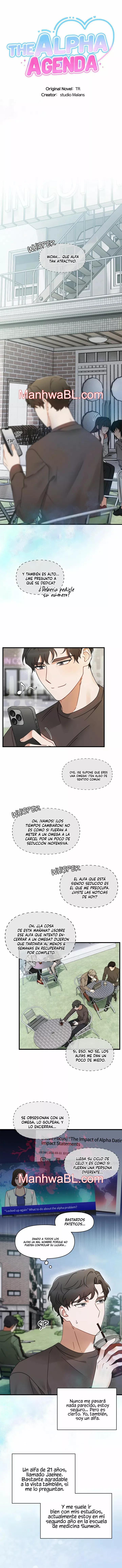 La Agenda del Alfa - Capítulo 1.2 manhwa
