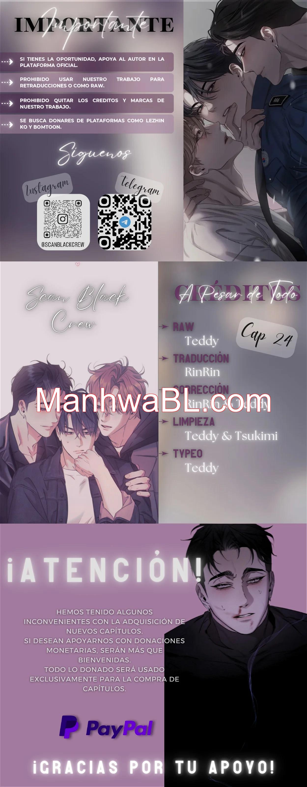 A pesar de todo - Capítulo 24 manhwa