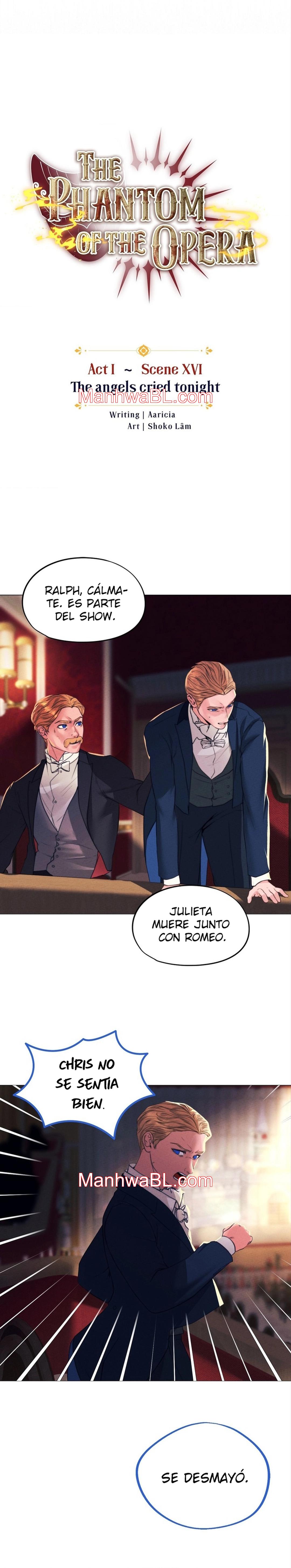 El fantasma de la Opera - Capítulo 16 manhwa