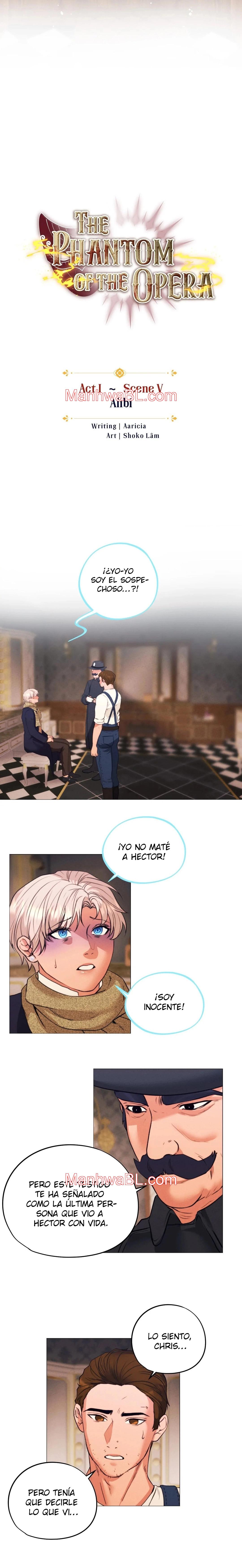 El fantasma de la Opera - Capítulo 5 manhwa