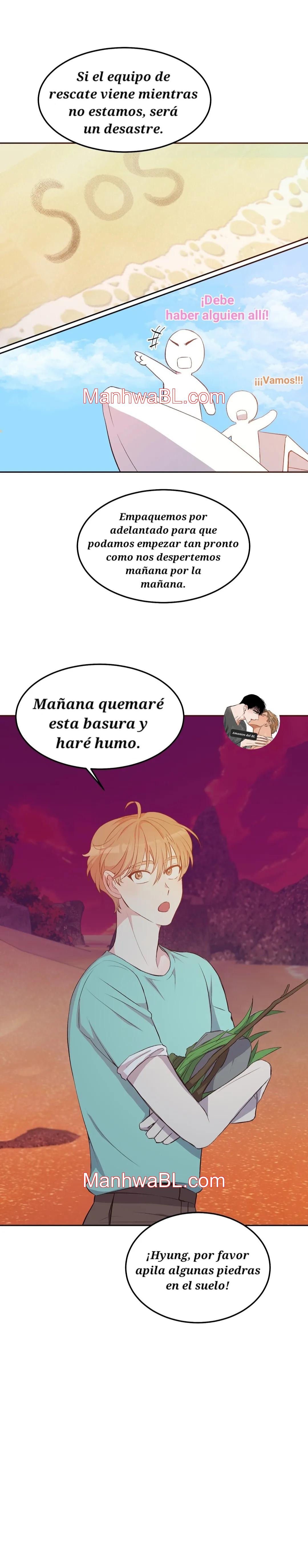 Romance en una isla desierta - Capítulo 7.2 manhwa