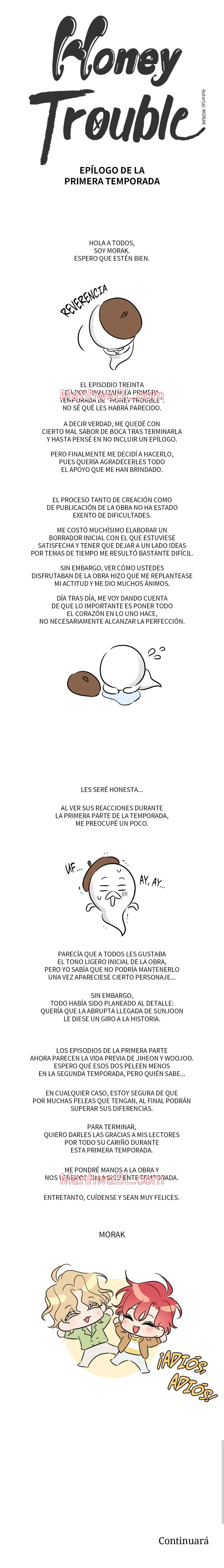 Honey Trouble - Capítulo 30-5 manhwa