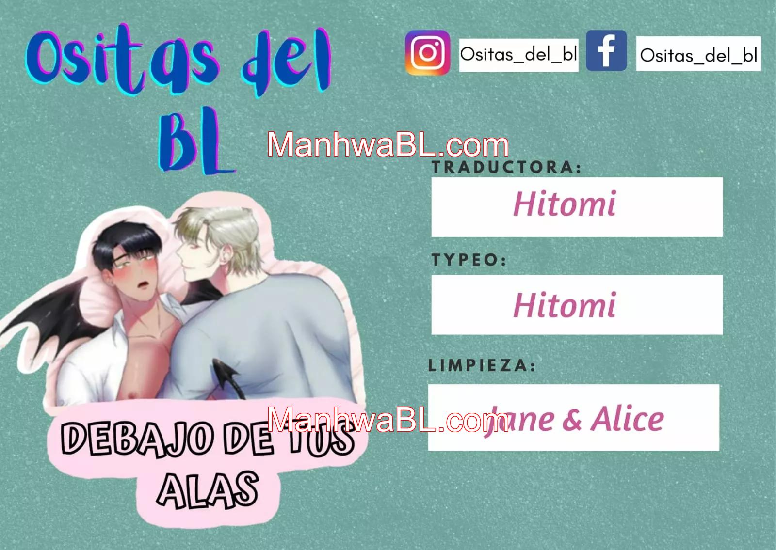 Que hay debajo de esas alas - Capítulo 2.3 manhwa