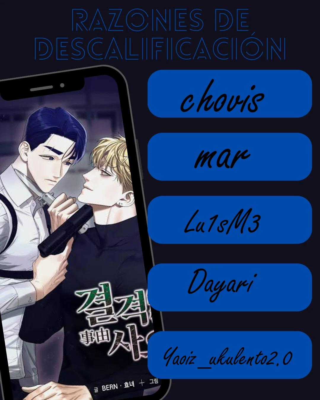 Razones de descalificación - Capítulo 9 3 manhwa