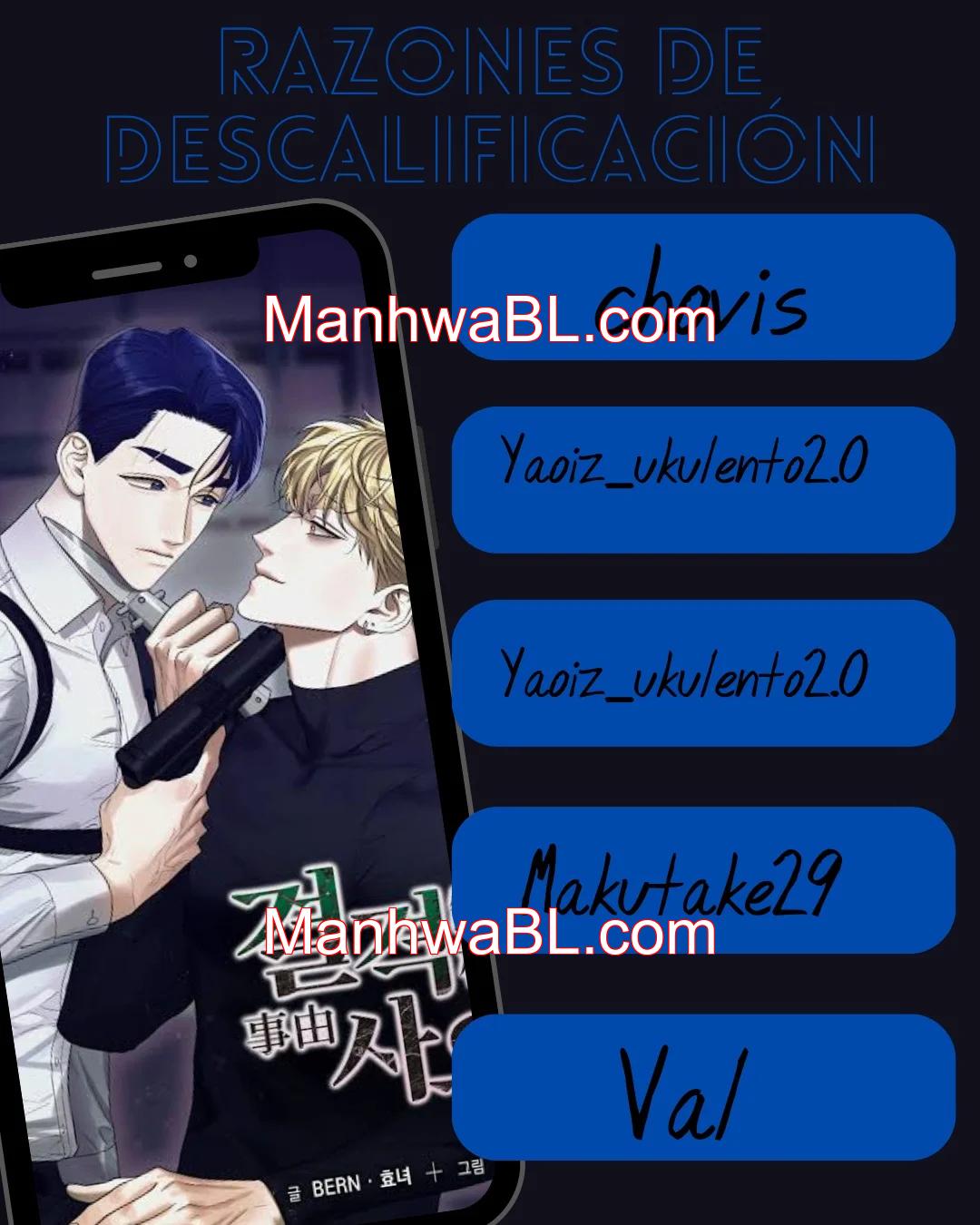Razones de descalificación - Capítulo 6.3 manhwa