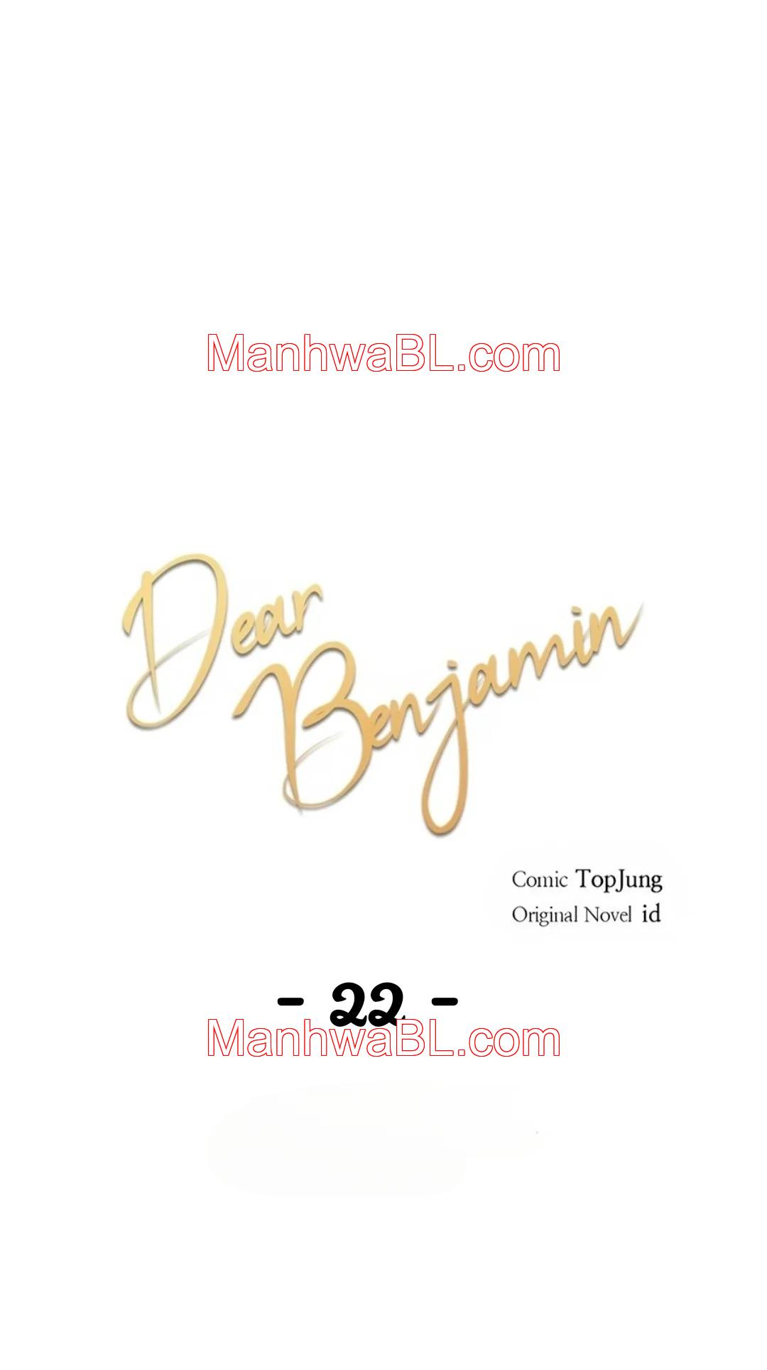 Dear Benjamin - Capítulo 22 manhwa