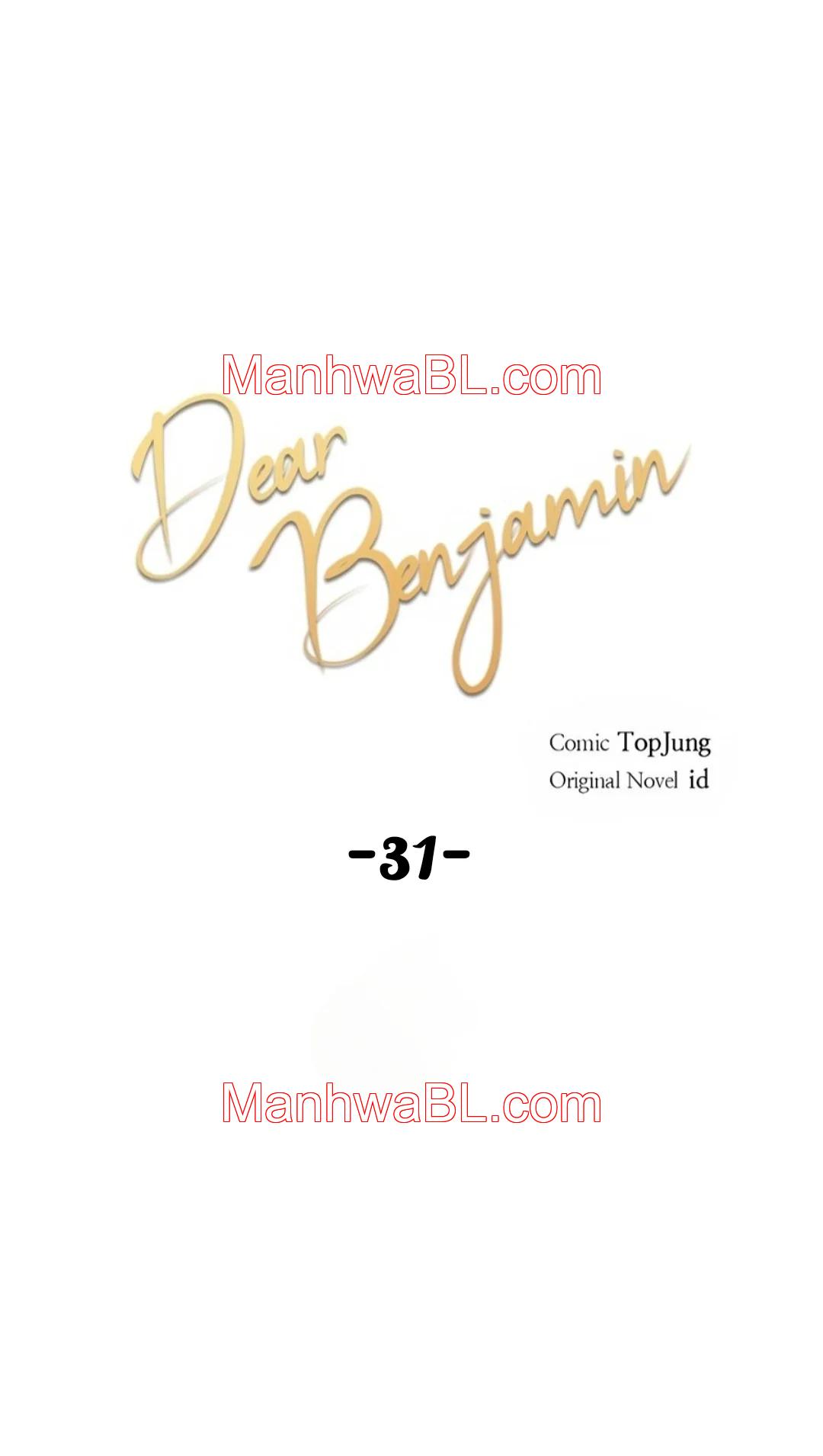 Dear Benjamin - Capítulo 31 manhwa