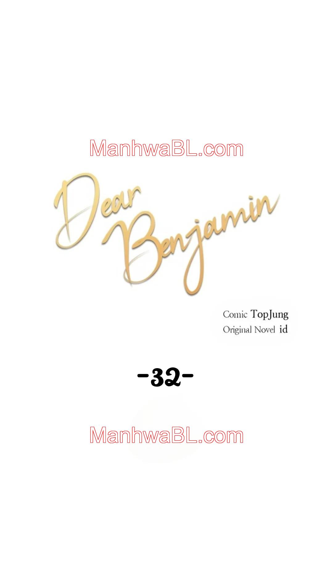 Dear Benjamin - Capítulo 32 manhwa