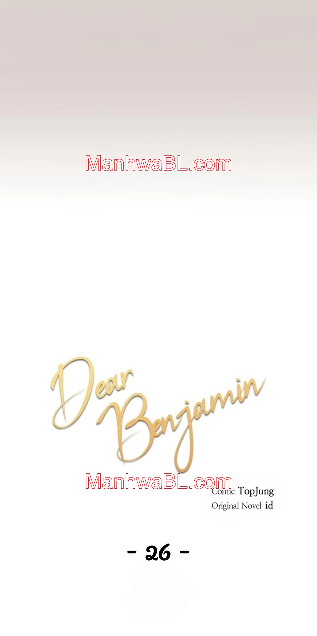 Dear Benjamin - Capítulo 26 manhwa