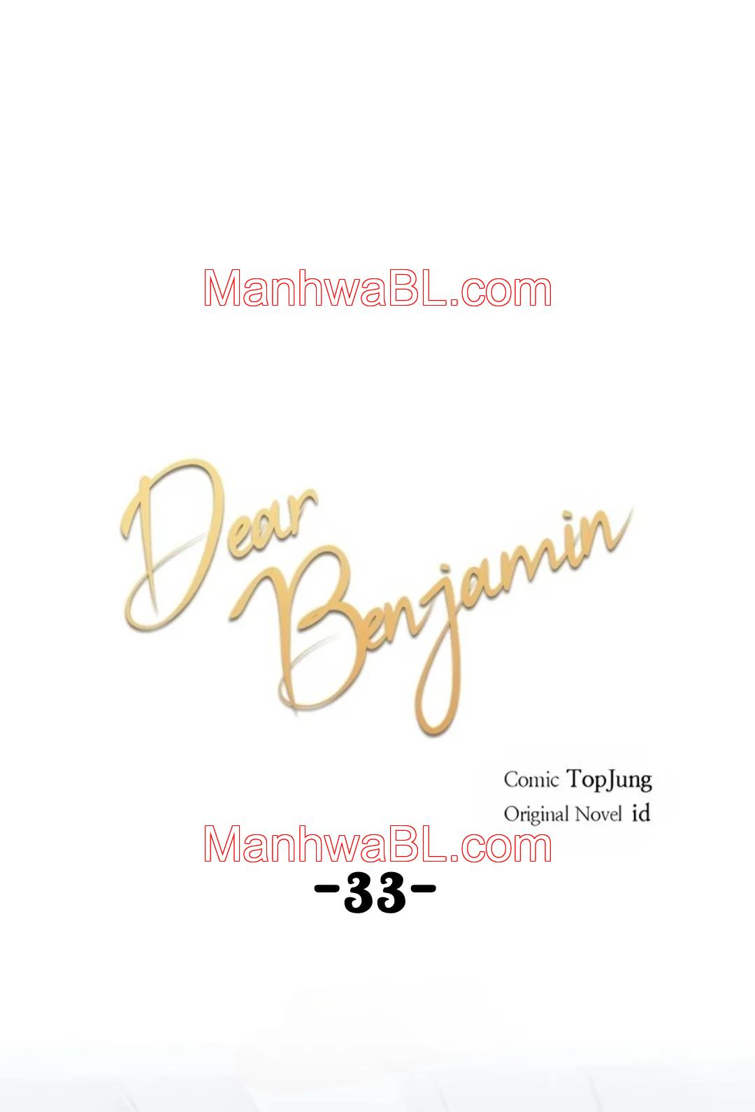 Dear Benjamin - Capítulo 33 manhwa