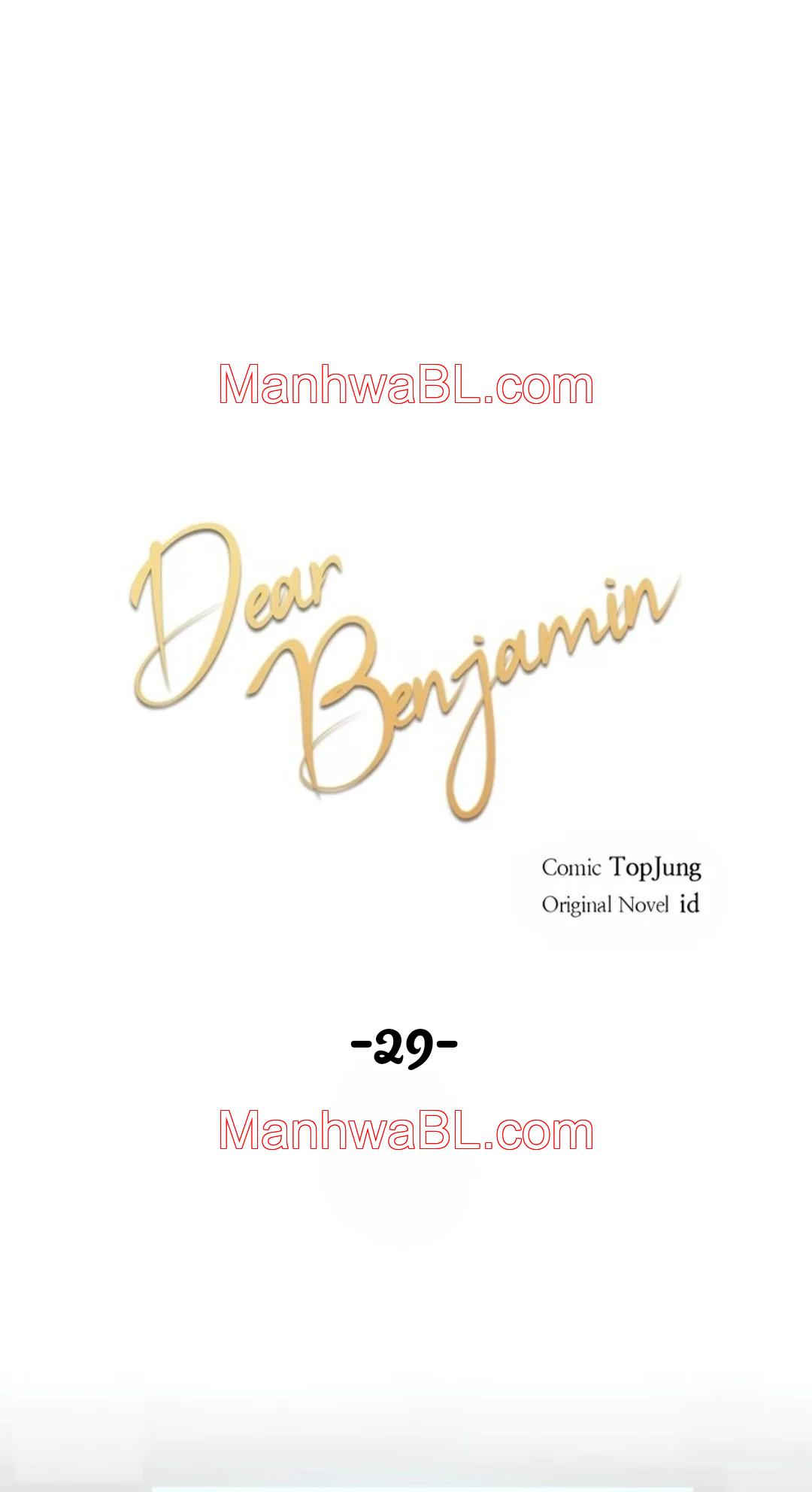Dear Benjamin - Capítulo 29 manhwa