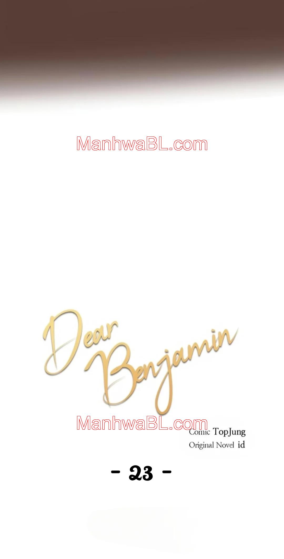 Dear Benjamin - Capítulo 23.3 manhwa