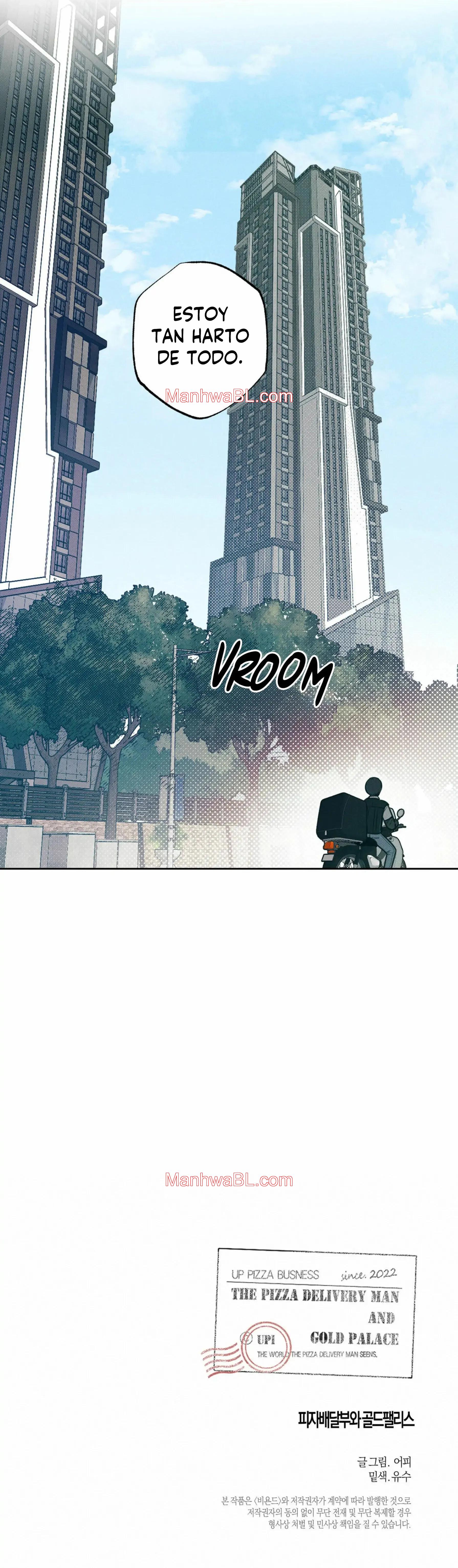 El Repartidor De Pizza y El Palacio Dorado - Capítulo 1.2 manhwa