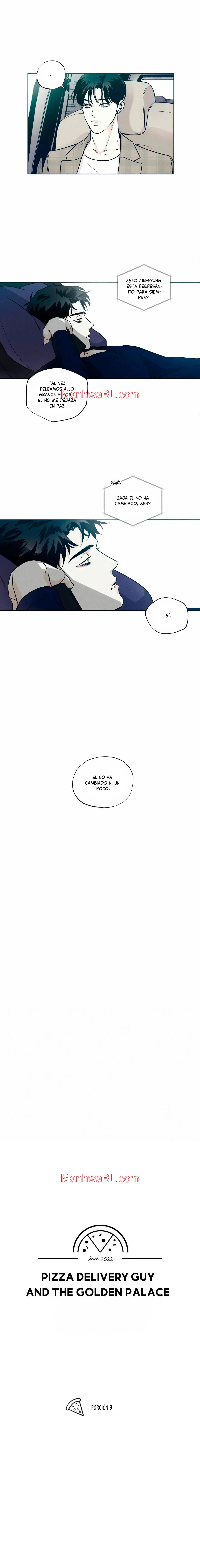 El Repartidor De Pizza y El Palacio Dorado - Capítulo 3.3 120525 manhwa