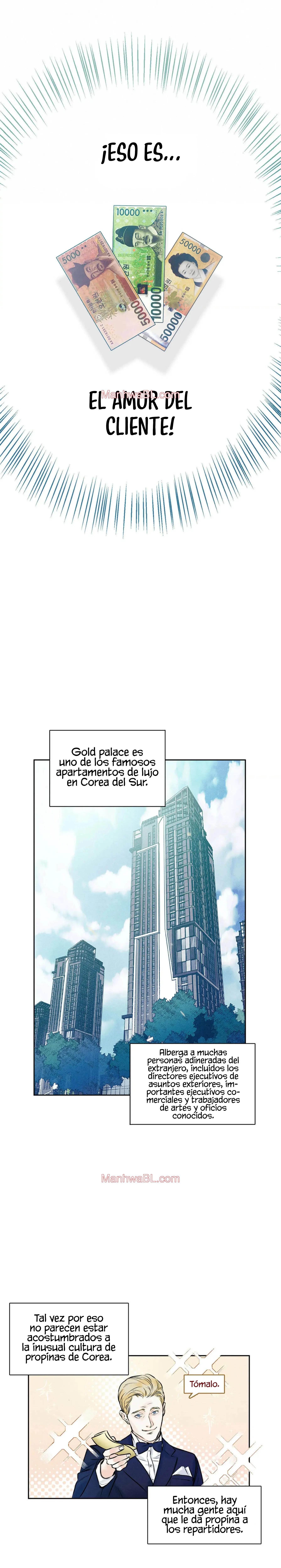 El Repartidor De Pizza y El Palacio Dorado - Capítulo 1.3 manhwa