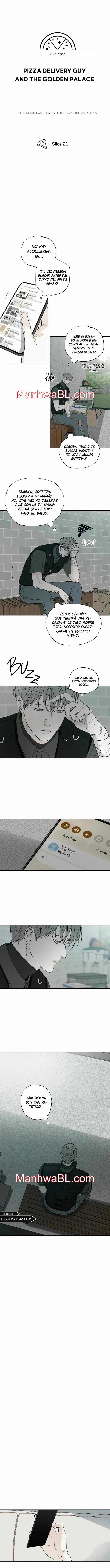 El Repartidor De Pizza y El Palacio Dorado - Capítulo 21 manhwa