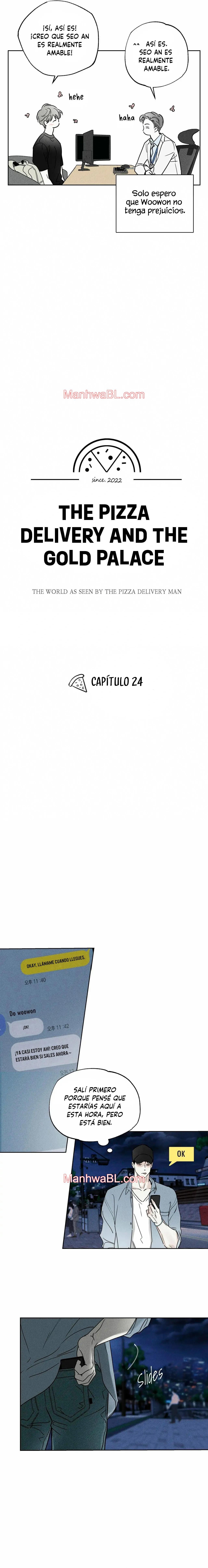 El Repartidor De Pizza y El Palacio Dorado - Capítulo 24 manhwa