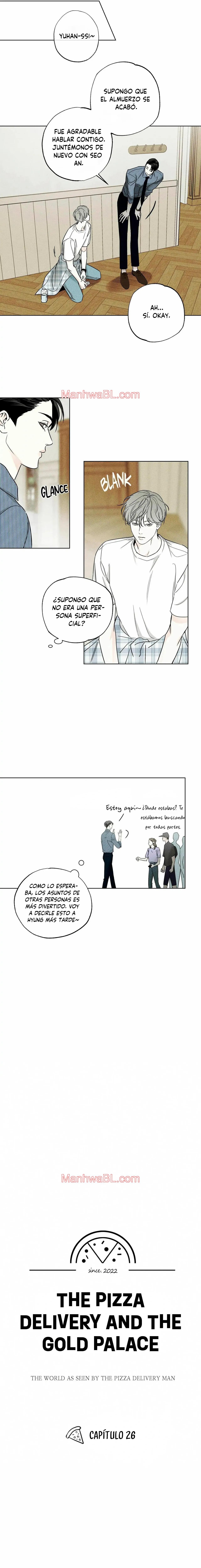 El Repartidor De Pizza y El Palacio Dorado - Capítulo 26 manhwa