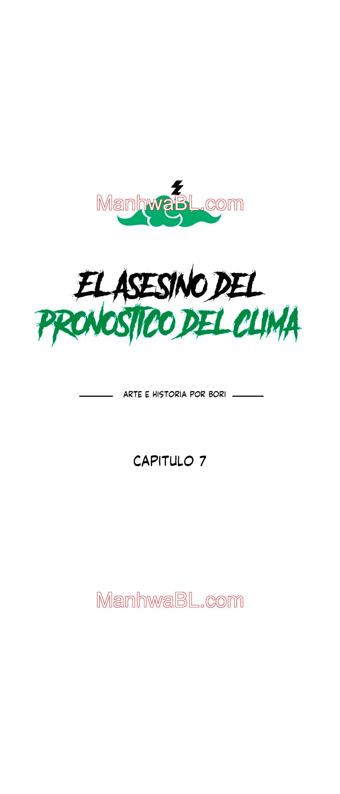 El asesino del pronostico del clima - Capítulo 7 manhwa