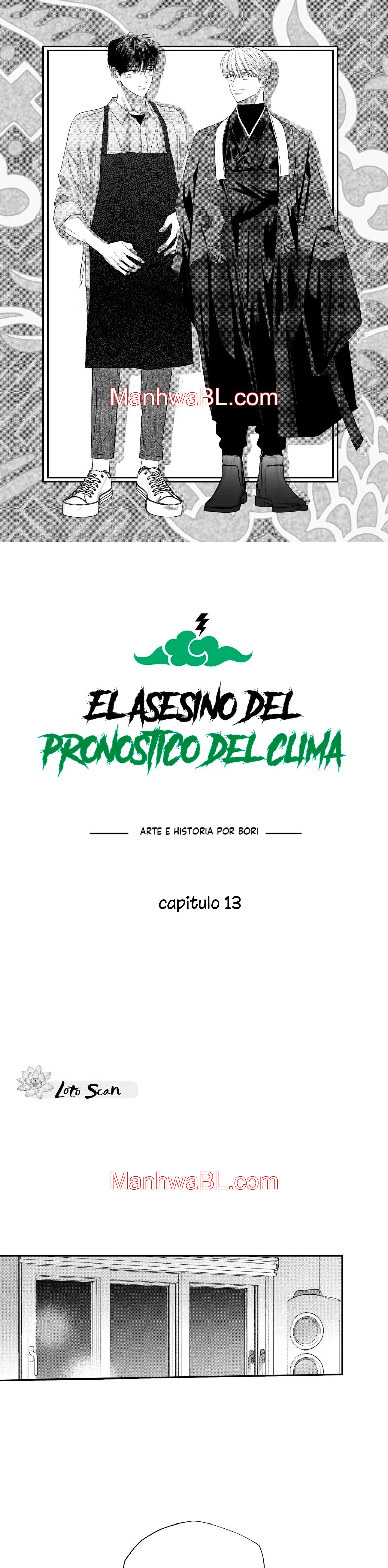 El asesino del pronostico del clima - Capítulo 13 manhwa