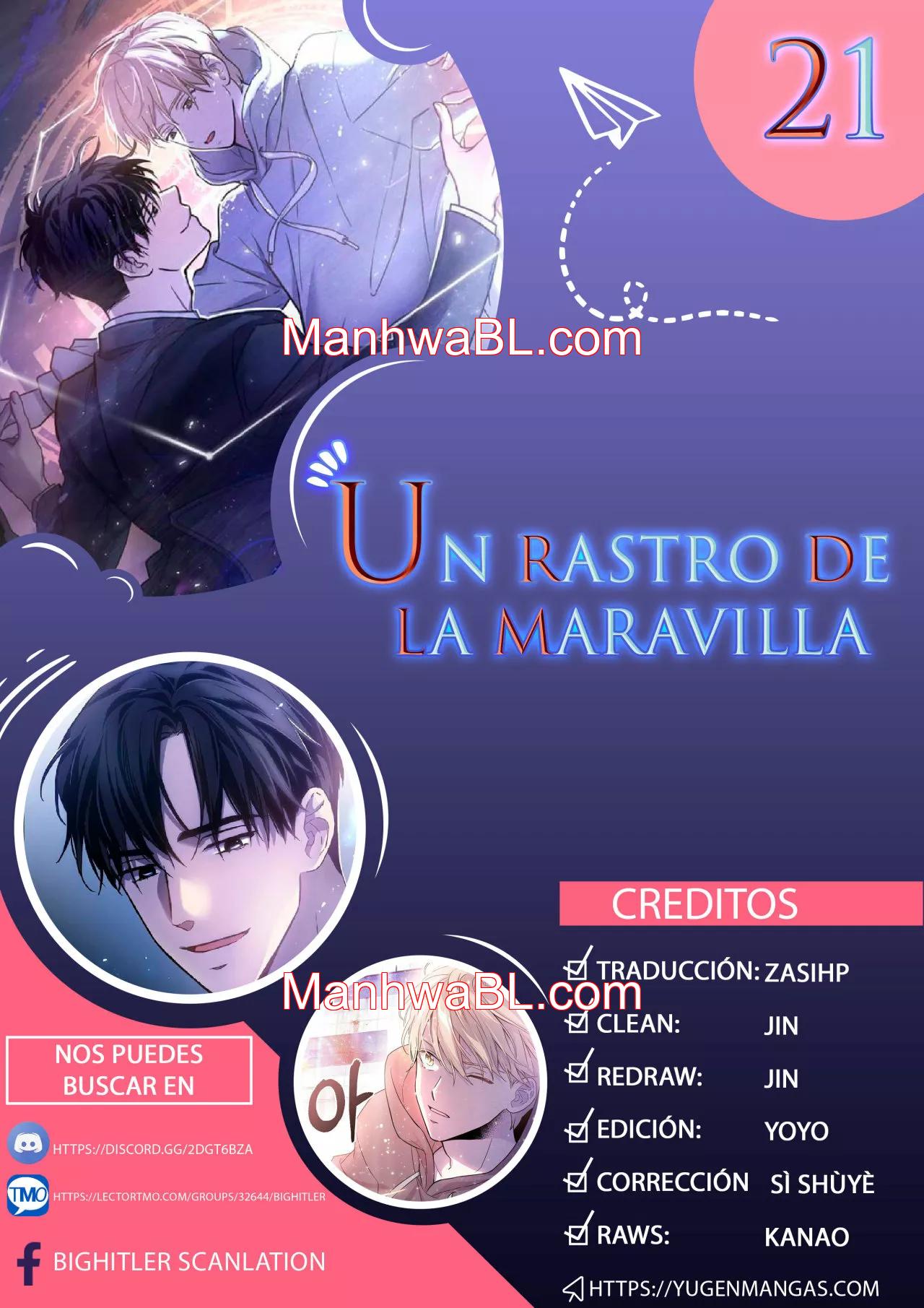 Un rastro de la maravilla - Capítulo 21 manhwa