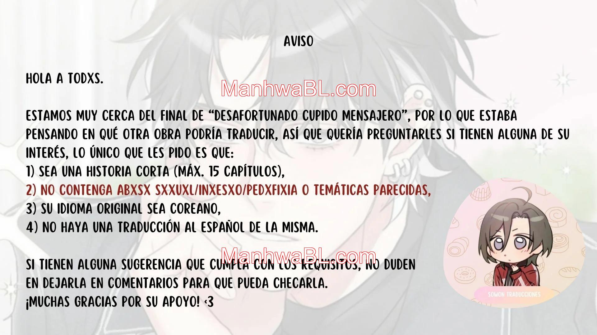 Unlucky Cupid Messenger - Capítulo 7.3 manhwa