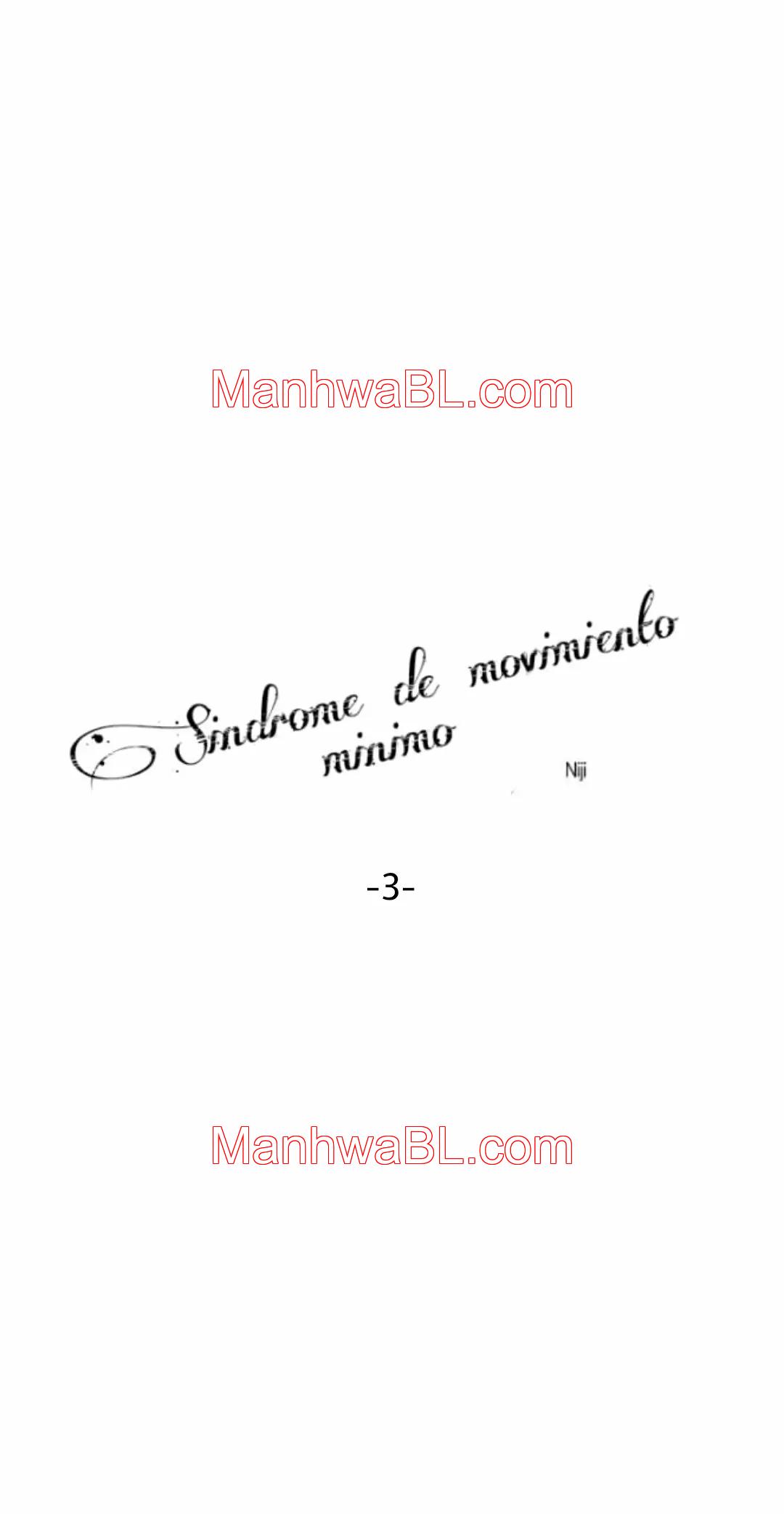 Minmotion Syndrome - Capítulo 3 manhwa