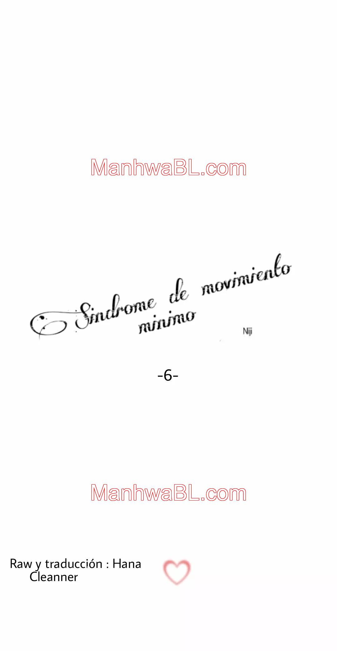 Minmotion Syndrome - Capítulo 6 manhwa