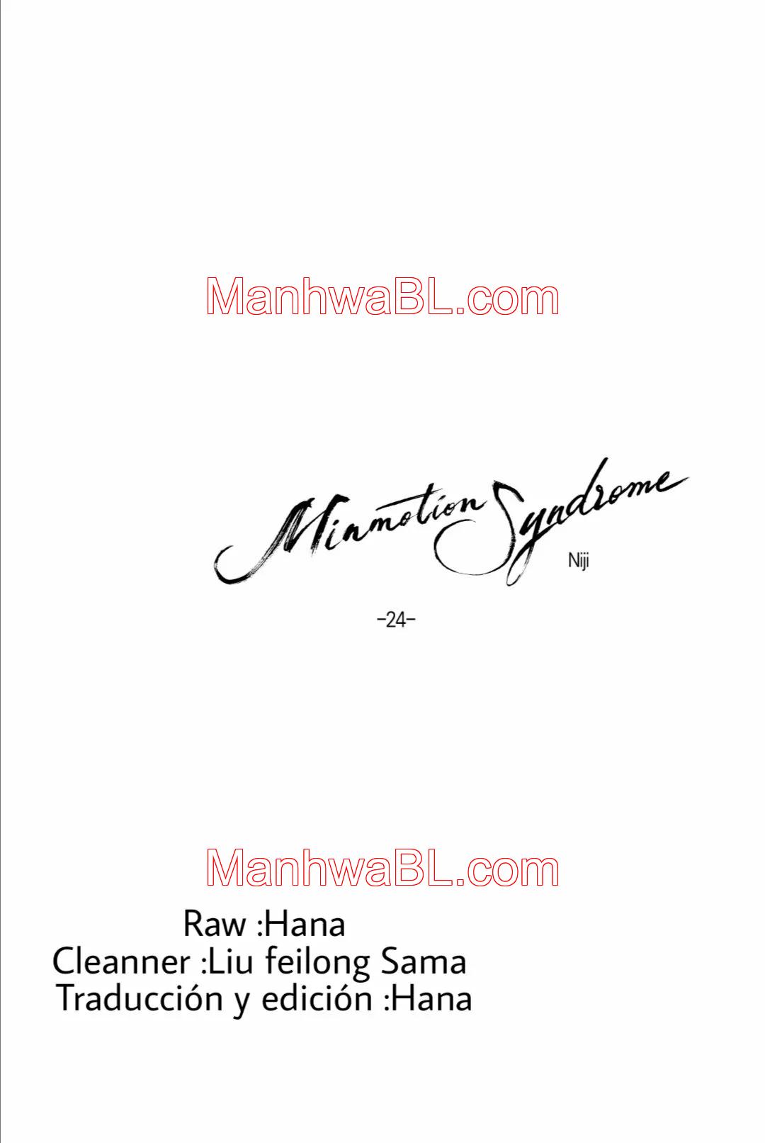 Minmotion Syndrome - Capítulo 24 manhwa