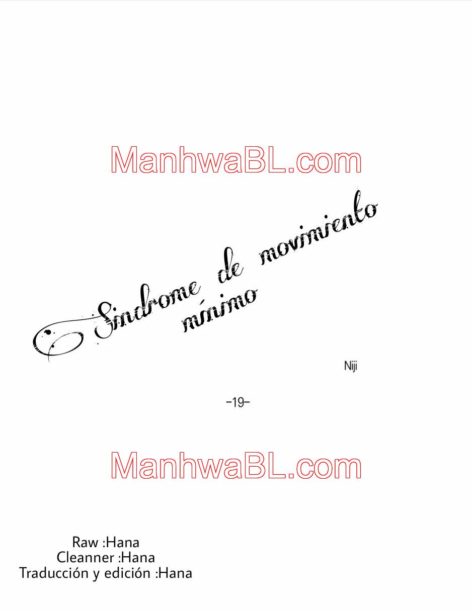 Minmotion Syndrome - Capítulo 19 manhwa